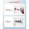 image:imageVEVOR 10 Pack Angle Stop Valve Water Shut Off Valve 12 PEX x 38 OD Compression 14 TurnChrome Plated Brass Shutoff Valves for Bathroom Kitchen Toilet Shower Plumbing10